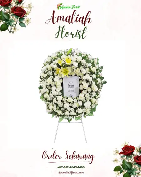 Krans Bunga Duka Cigandamekar
